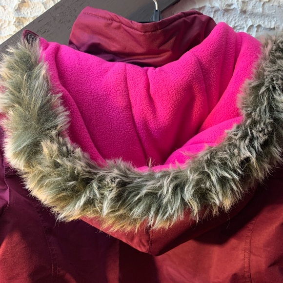 Little Girls Winter Coat by XTrem by Gusti Faux-Fur Hooded Parka Sz 8 NWT - Picture 8 of 10